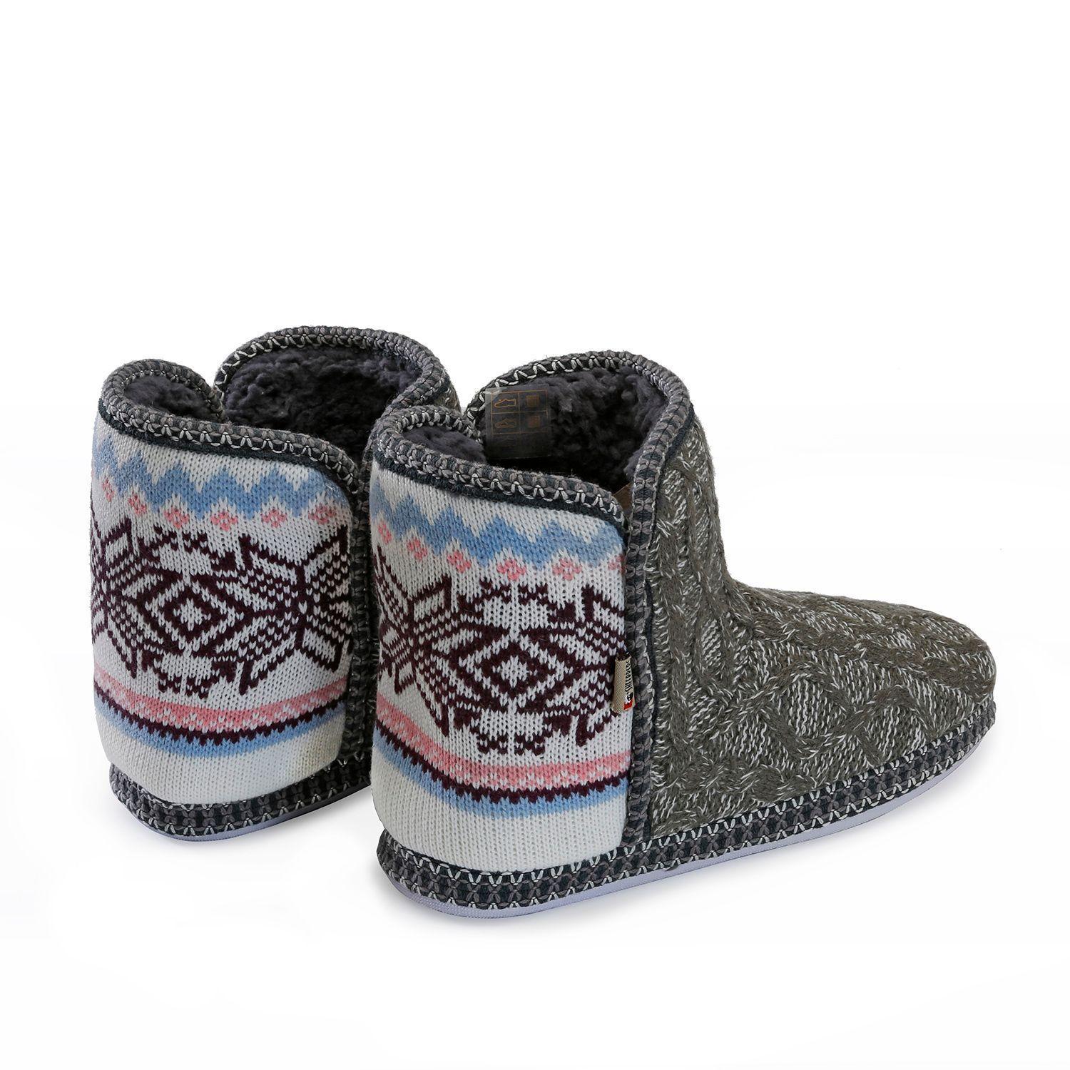 Pantufla Bota Mujer Lana Winter-1