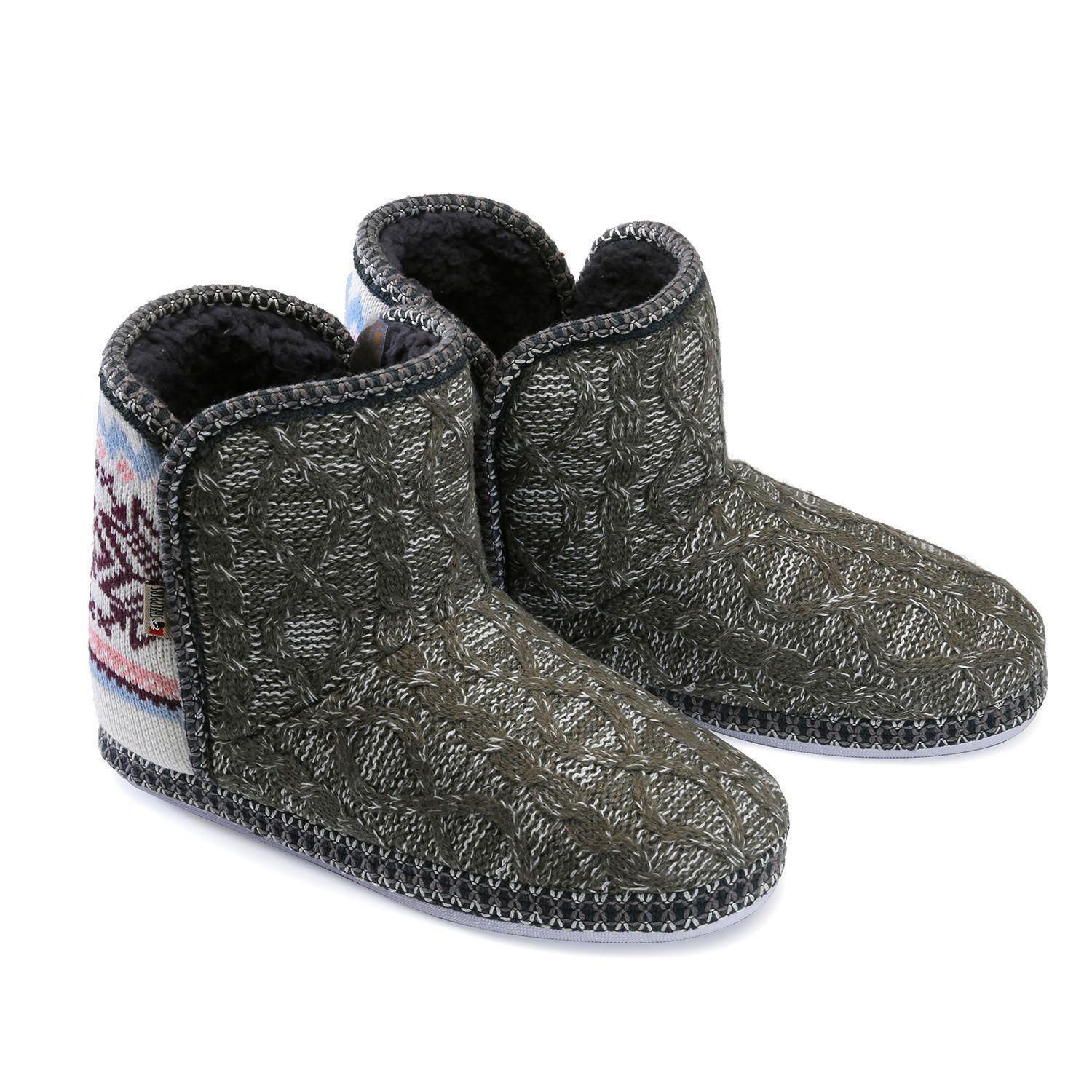 Pantufla Bota Mujer Lana Winter-0