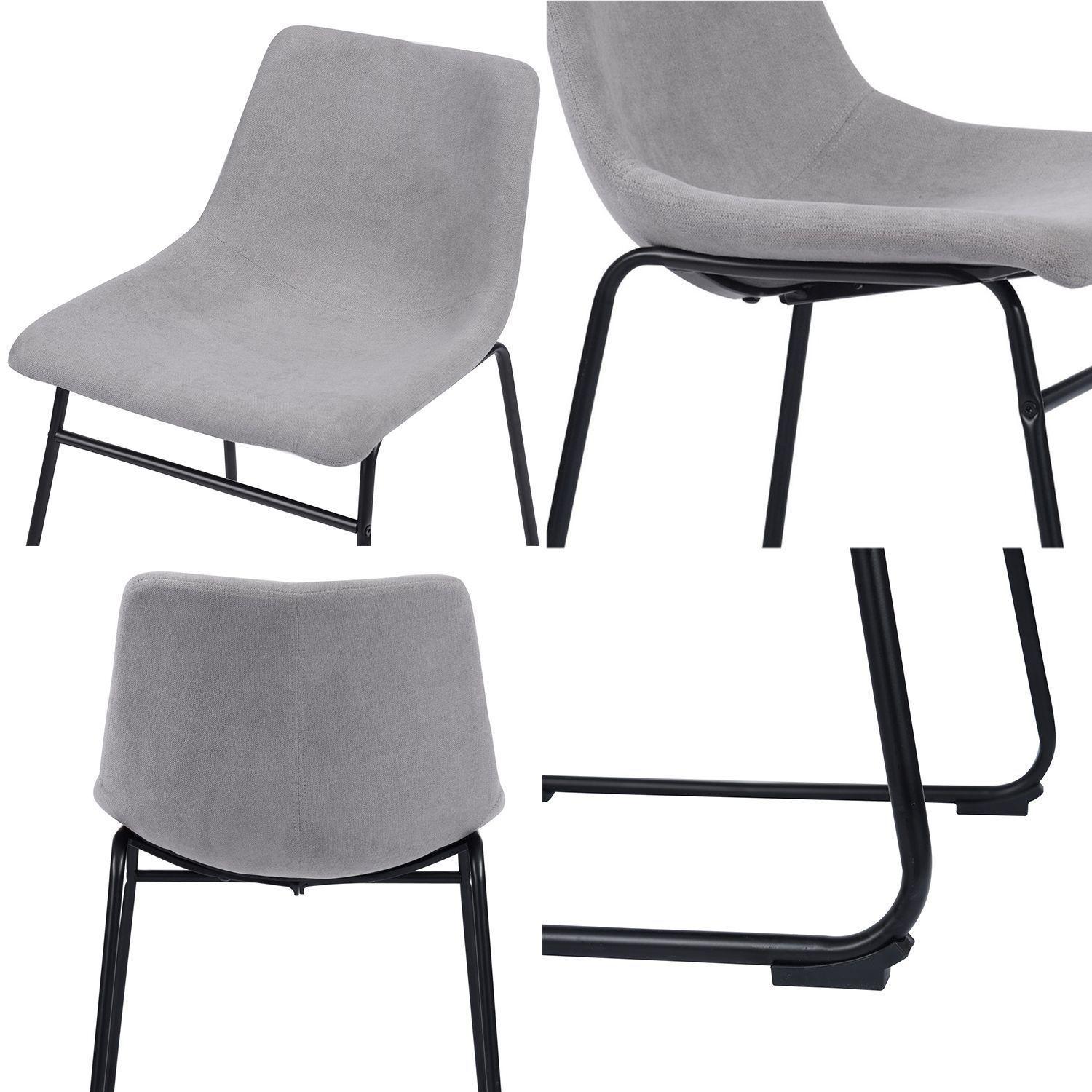 Pack 2 Sillas de Comedor Burgos Gris-4