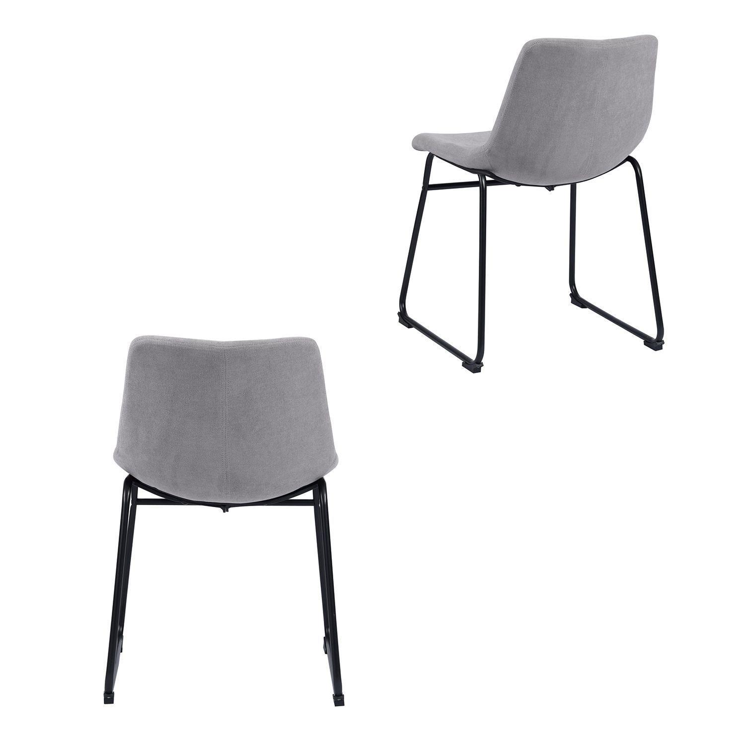 Pack 2 Sillas de Comedor Burgos Gris-3
