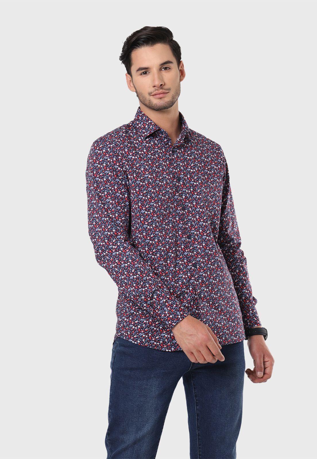 Camisa Estampada Spandex Arrow-0