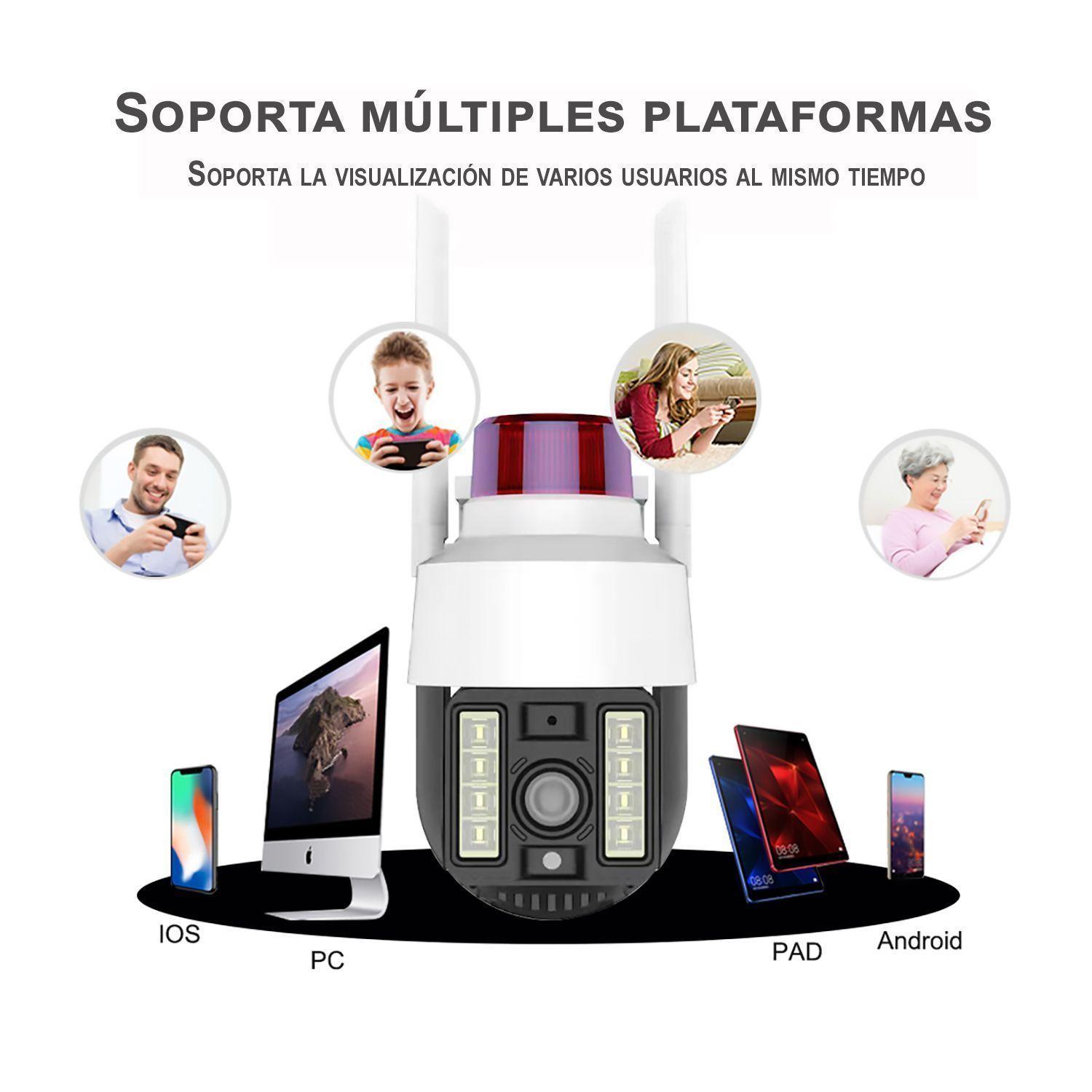 Cámara Seguridad Exterior IP WIFI Full HD Robótica Domo IP1100-2