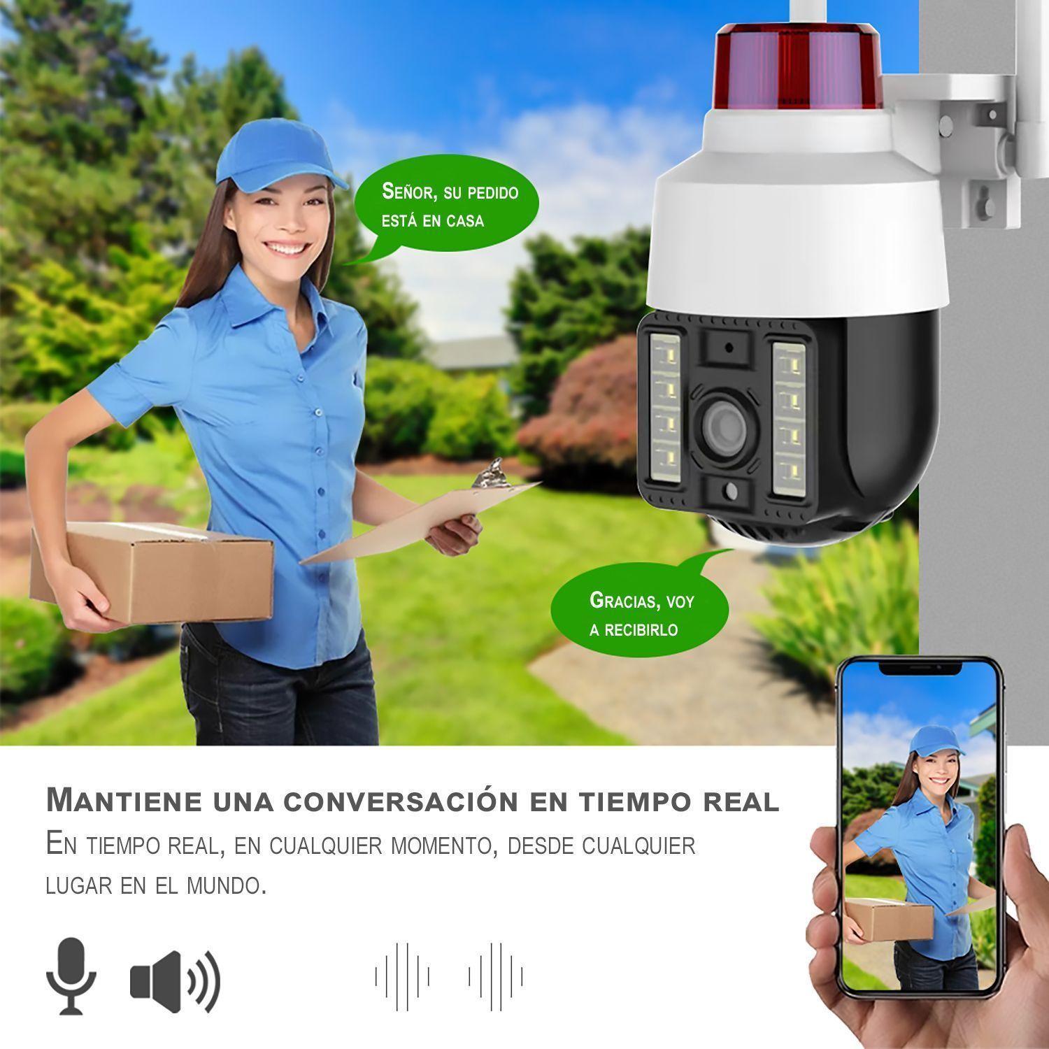 Cámara Seguridad Exterior IP WIFI Full HD Robótica Domo IP1100-3