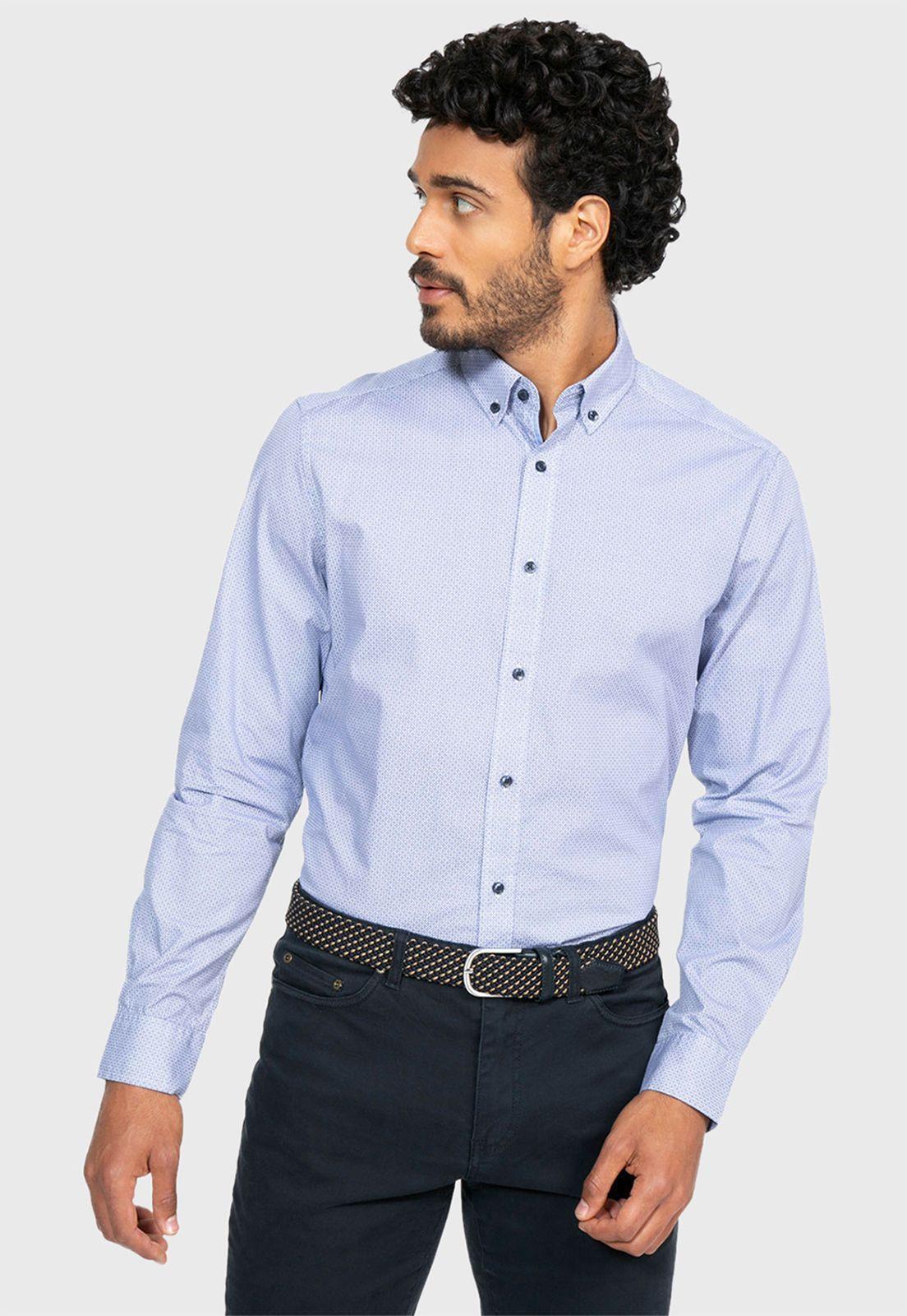 Camisa Casual Print-0