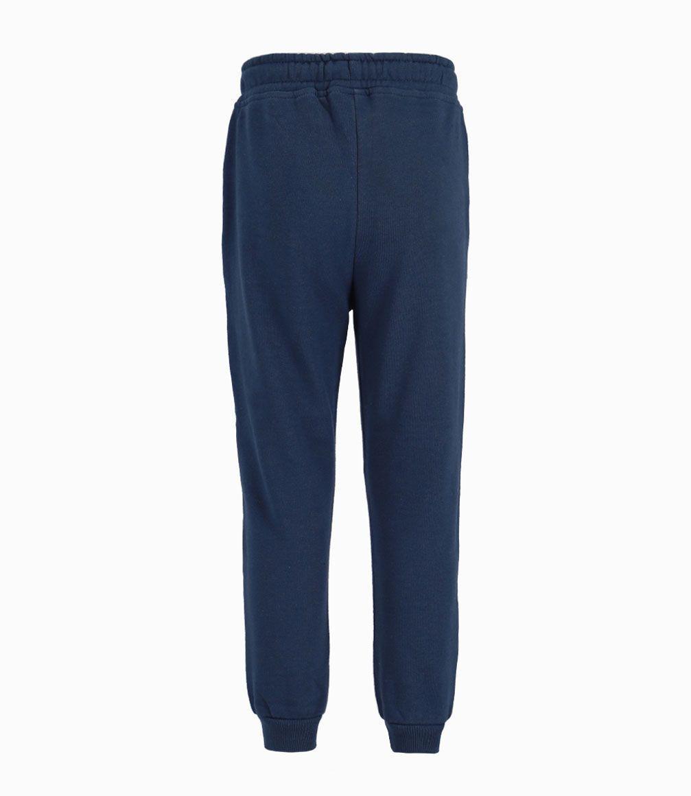 Pantalón Buzo Niño Azul Piedra Black and Blue-1