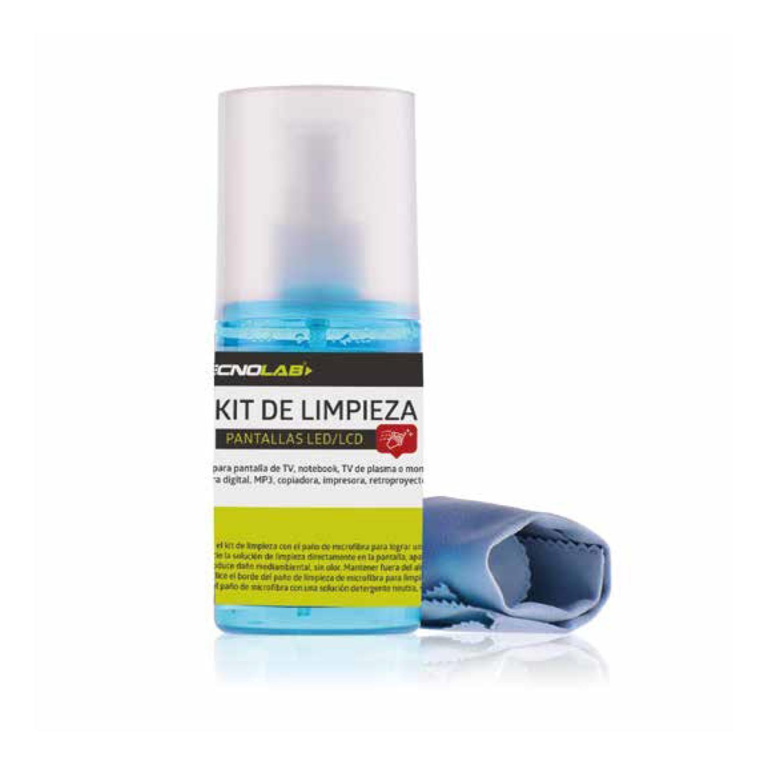 Kit de Limpieza de Pantallas Led 120ml Tecnolab -0