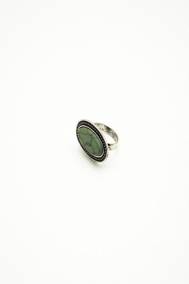 Anillo Piedra Plateado i-D-0