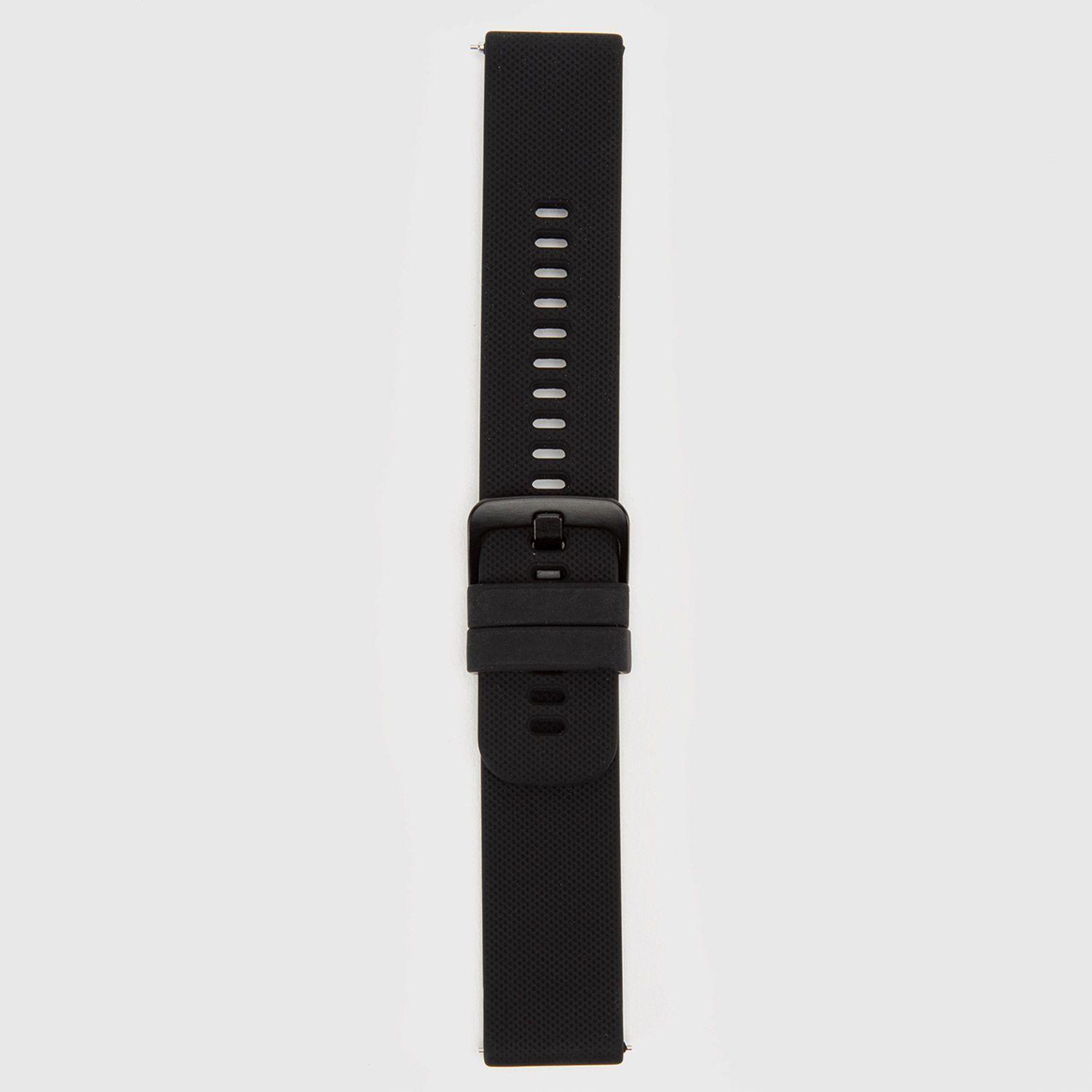 Correa Smartwatch Silicon Black 22 mm STRANDHILL-1