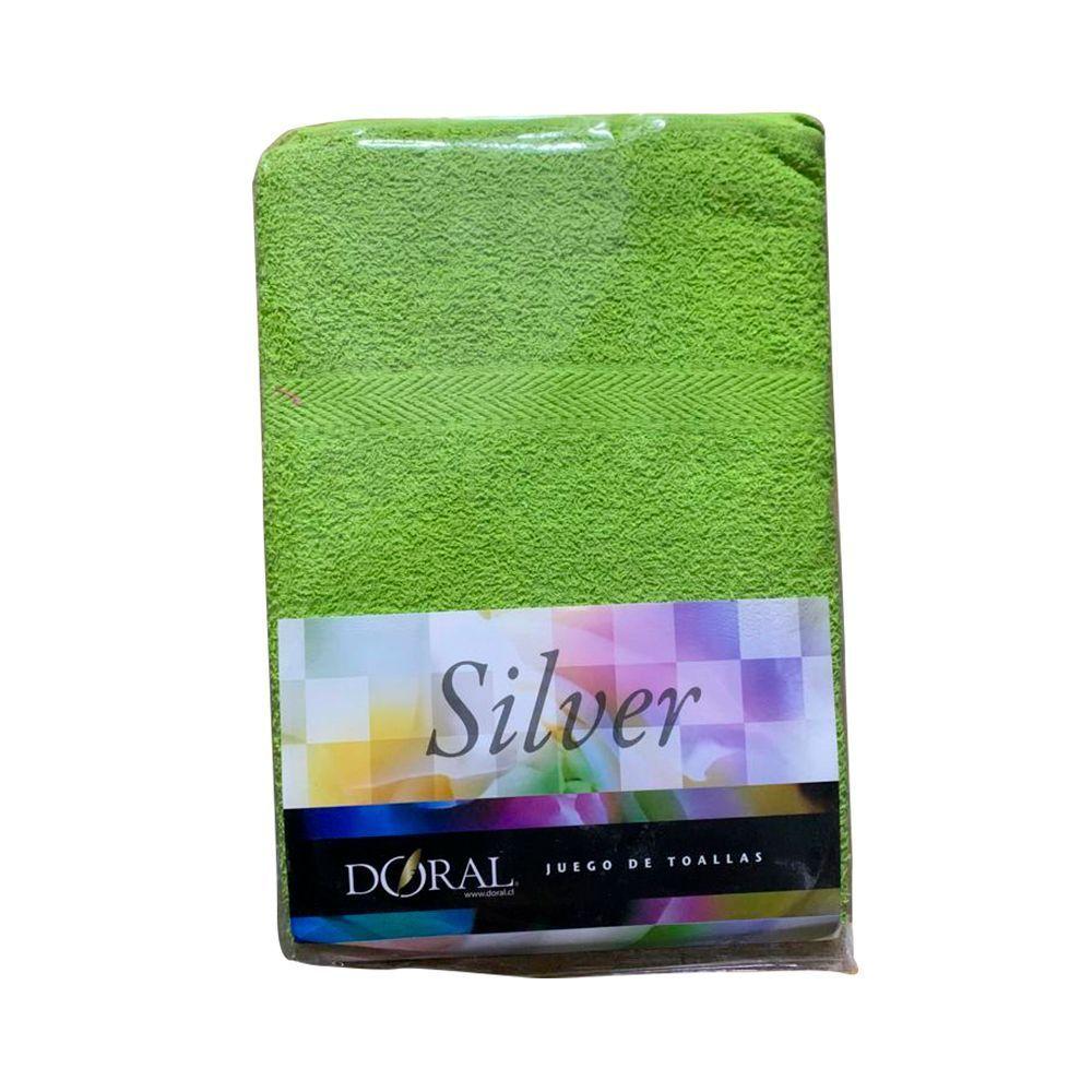 Juego De Toallas Silver Doral 100% Algodón Verde -0
