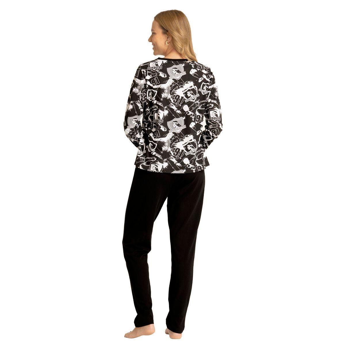 Pijama Top Algodón Invierno Mujer Colo Colo C1 Top-1