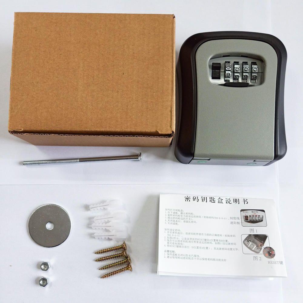 Mini Caja De Seguridad Con Combinación Para Llaves-4