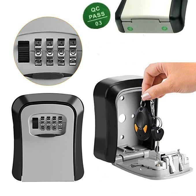 Mini Caja De Seguridad Con Combinación Para Llaves-2