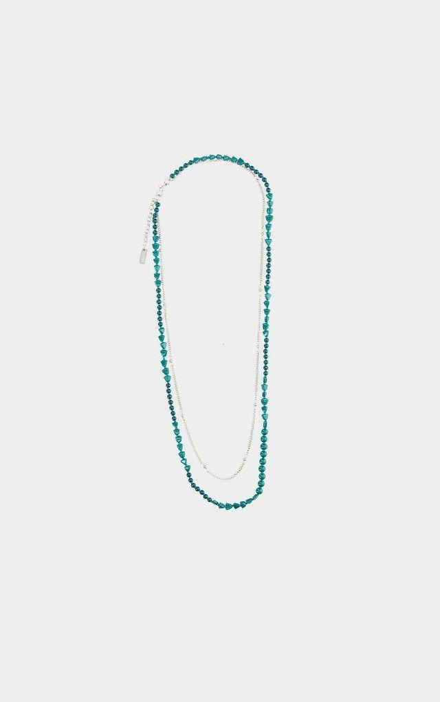Collar Largo Ming Verde Humana-0