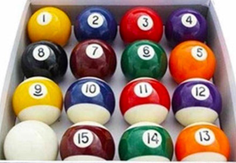 Juego De Bolas De Pool En Caja AA99-1