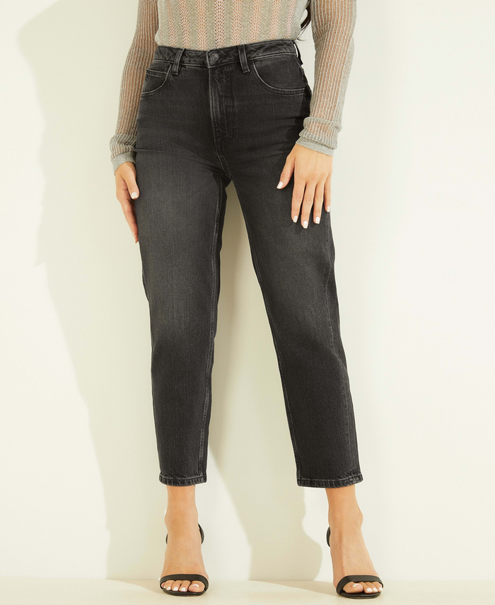 Jeans Guess Mom Jean AUBK NEGRO-1