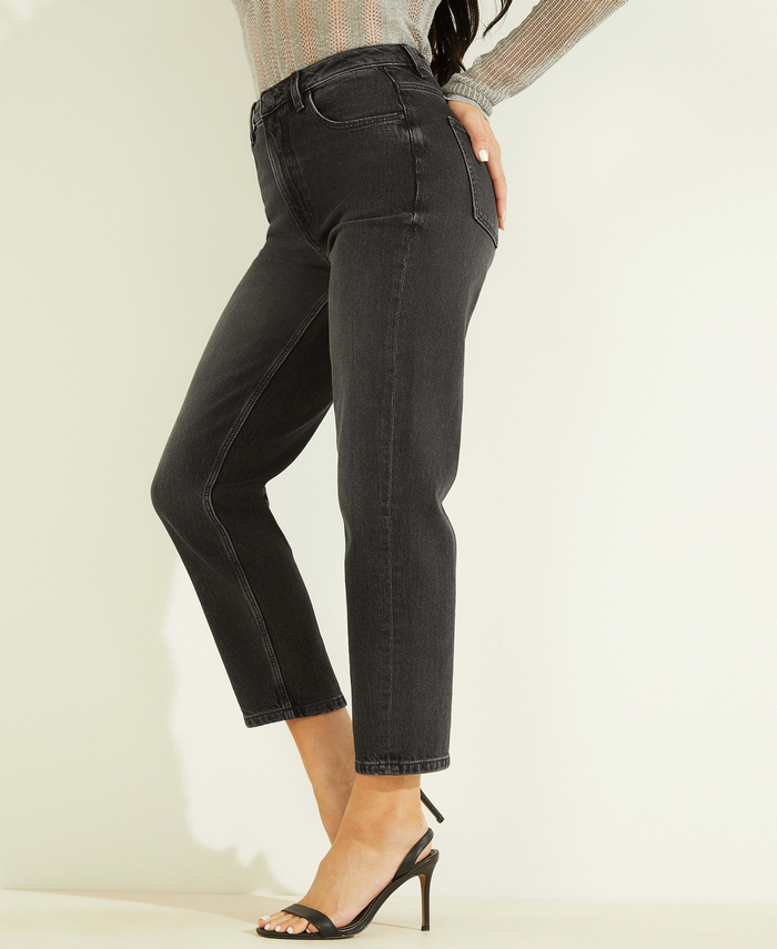 Jeans Guess Mom Jean AUBK NEGRO-2