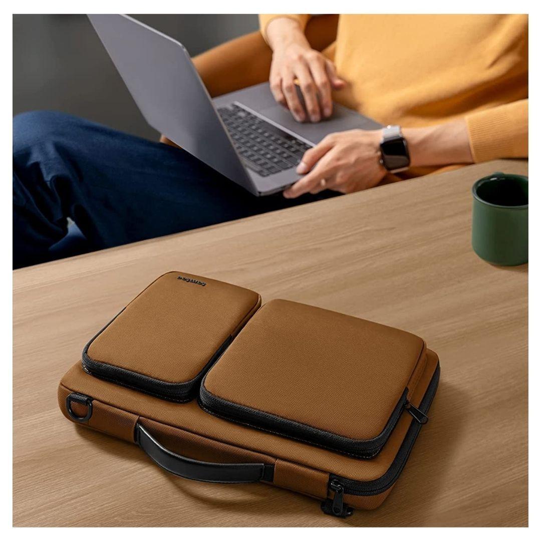 Tomtoc Bolso De Hombro A42 Para Notebook/macbook 16" - Marrón-7