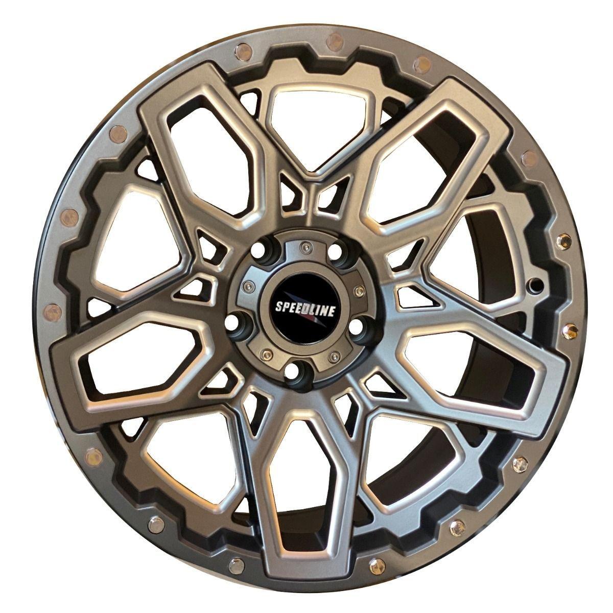 SET 4 LLANTA 18X9 5X127 REPLICA ET-12 RHINO.SHRAPNEL-0