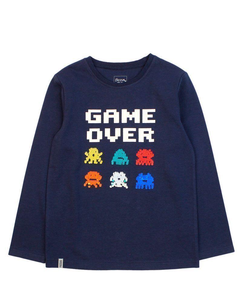 Polera Kids Niño Lentejuelas Day To Day Ficcus-0
