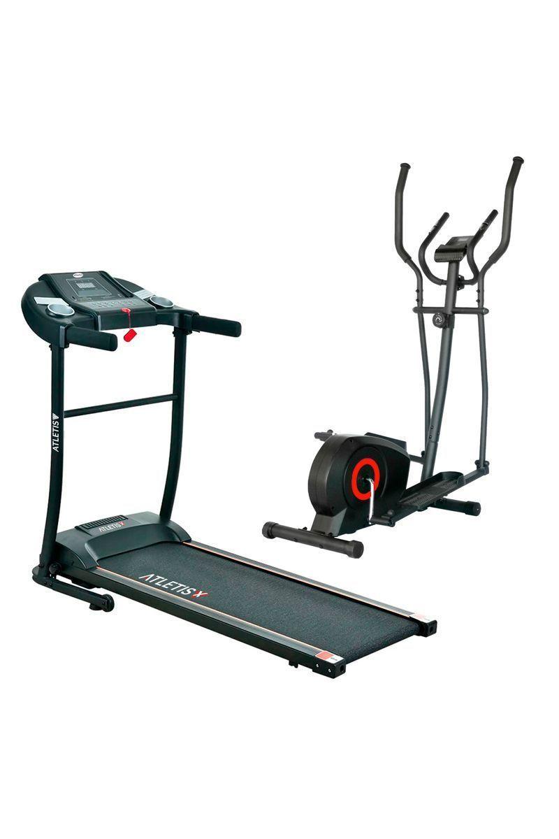 Pack Trotadora T800 + Elíptica Magnética 5Kg Negro-0