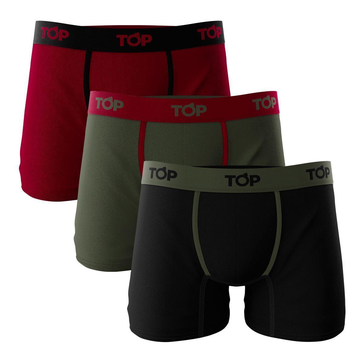 Boxer Medio Algodón Color Pack 3 C9Top-0