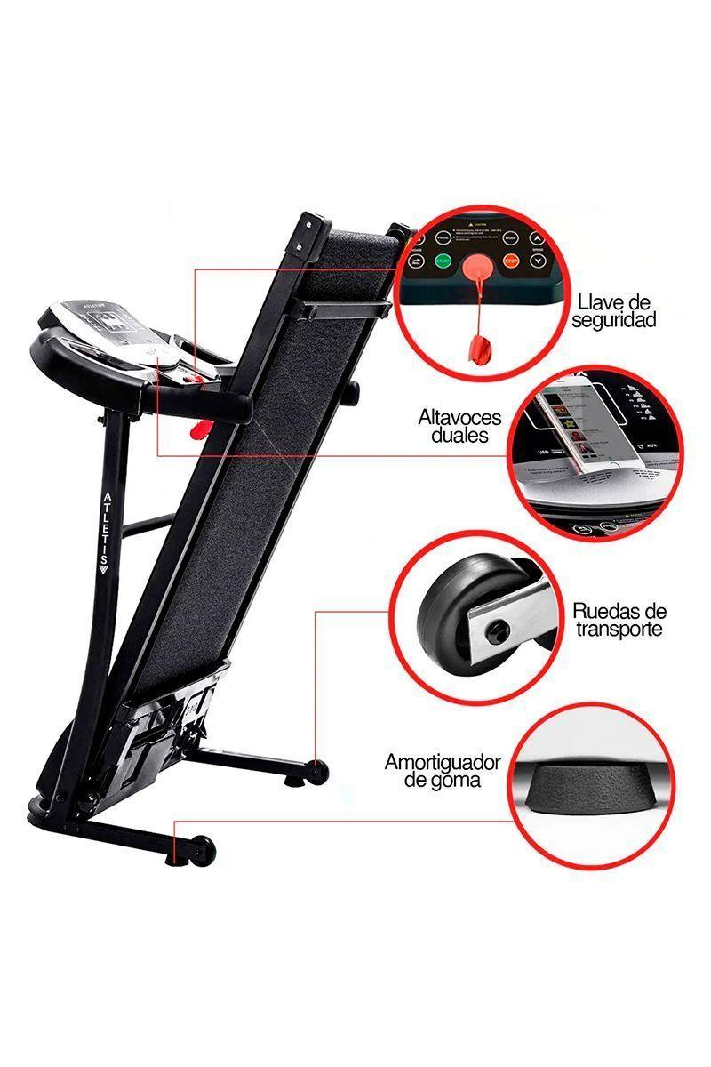 Pack Trotadora T700 + Plataforma Vibratoria Pro Pantalla Gris-3