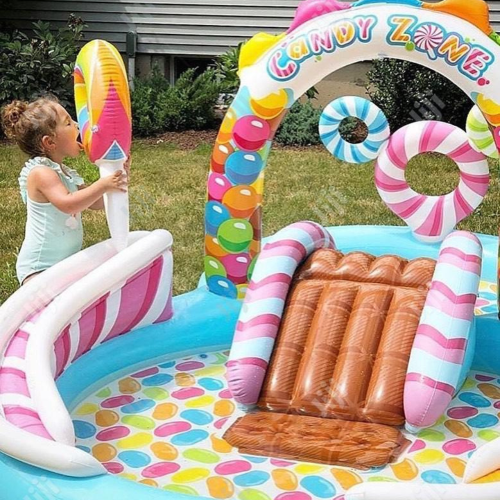 Centro de Actividad Inflable Dulces Candy Zone-4