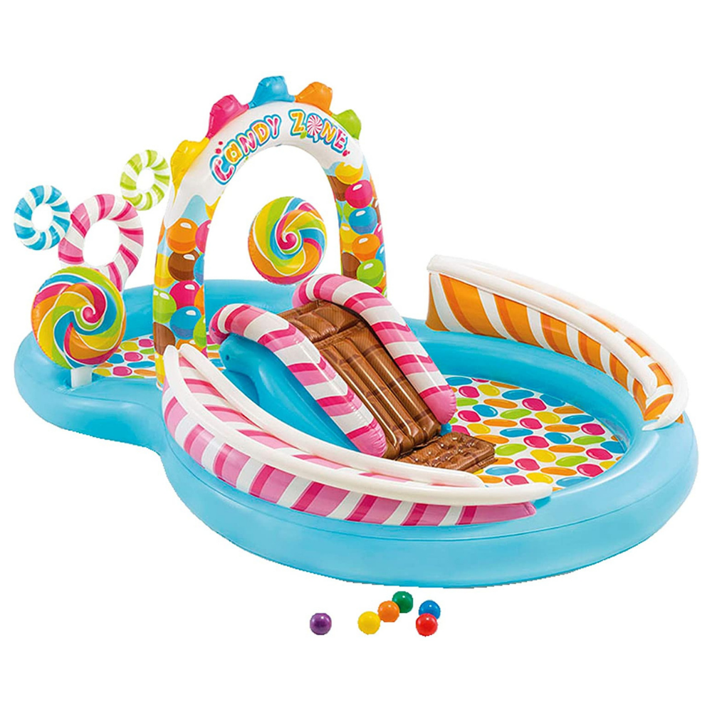Centro de Actividad Inflable Dulces Candy Zone-0