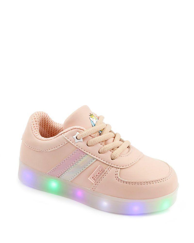 Zapatilla  Luces Ledcordón  Acaminar Niña Ficcus-0