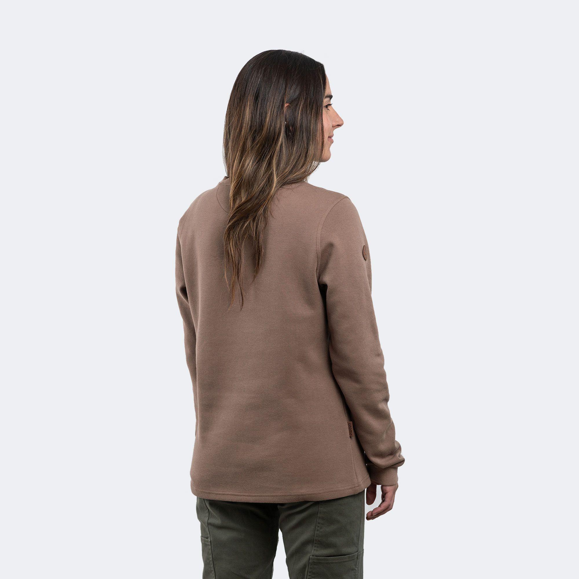 Poleron Zikna Brown Mujer Gnomo-3