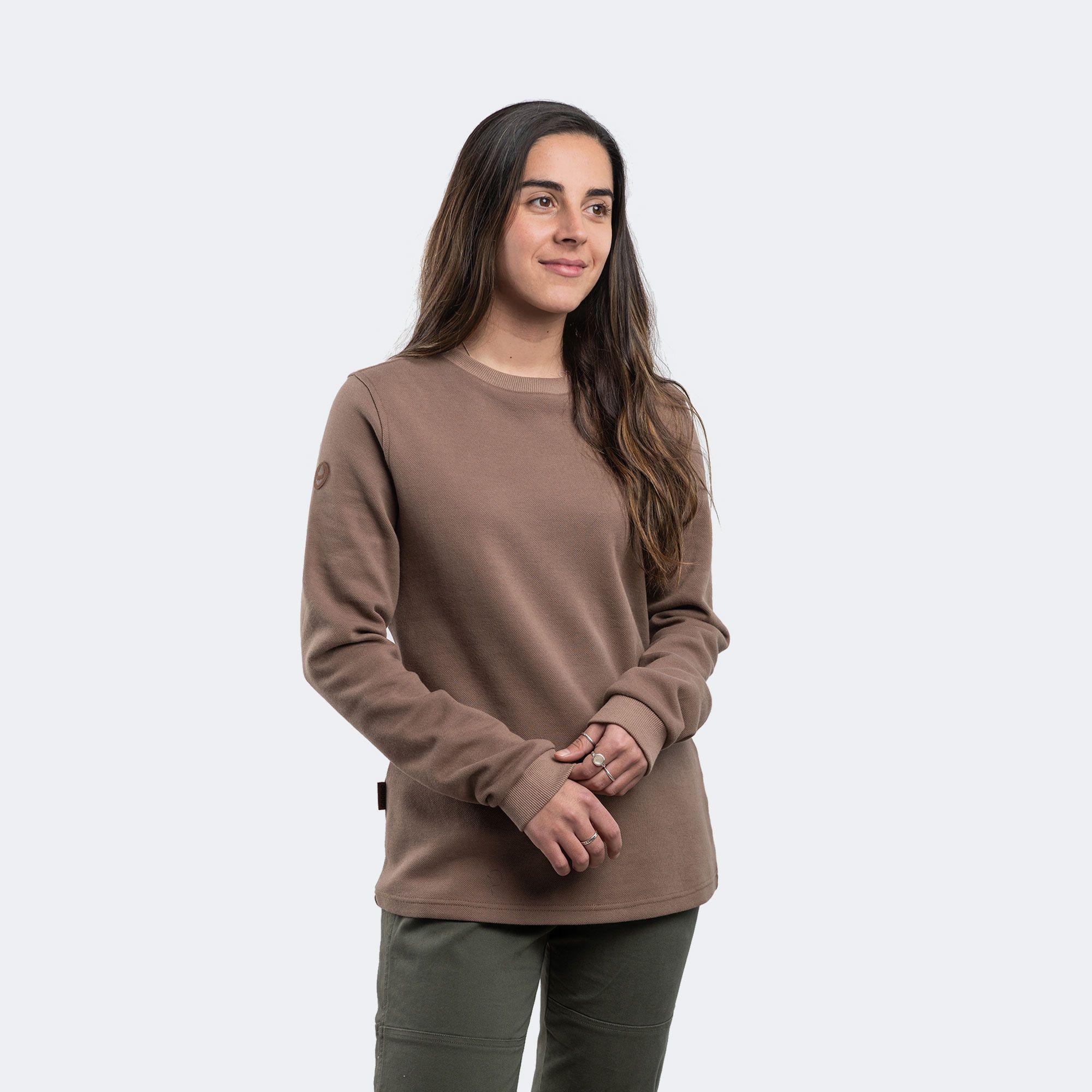 Poleron Zikna Brown Mujer Gnomo-2