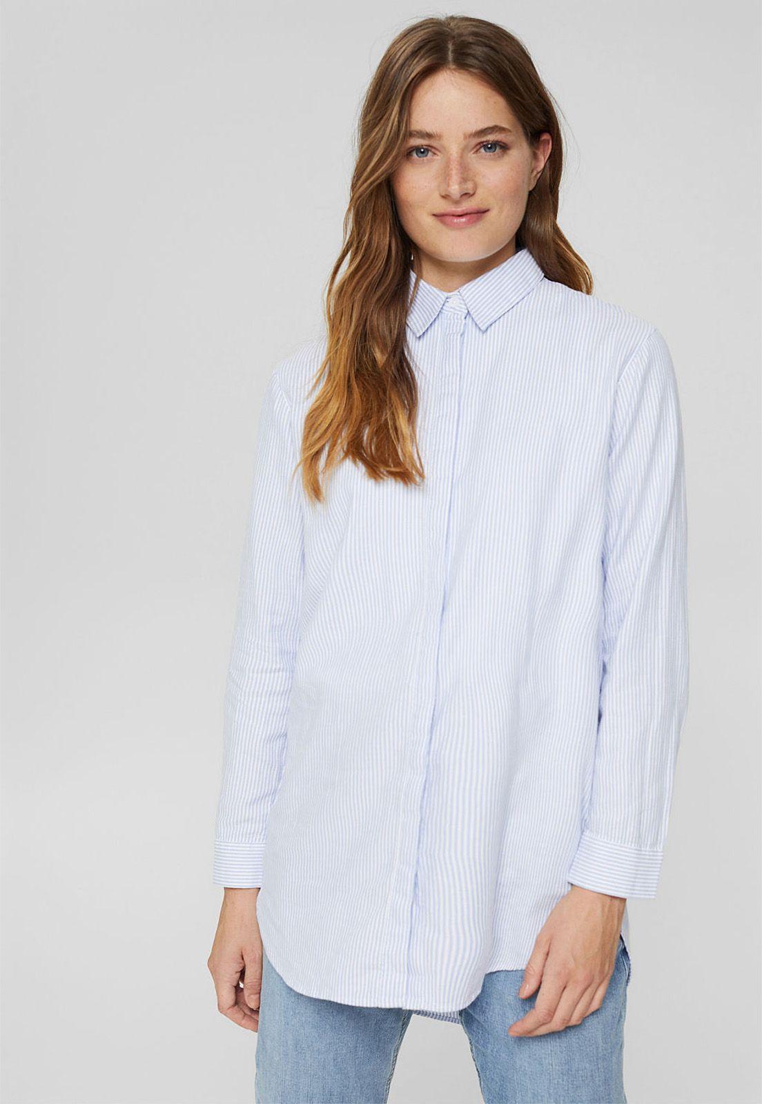 Blusa Mujer Manga Larga A Rayas Esprit-0