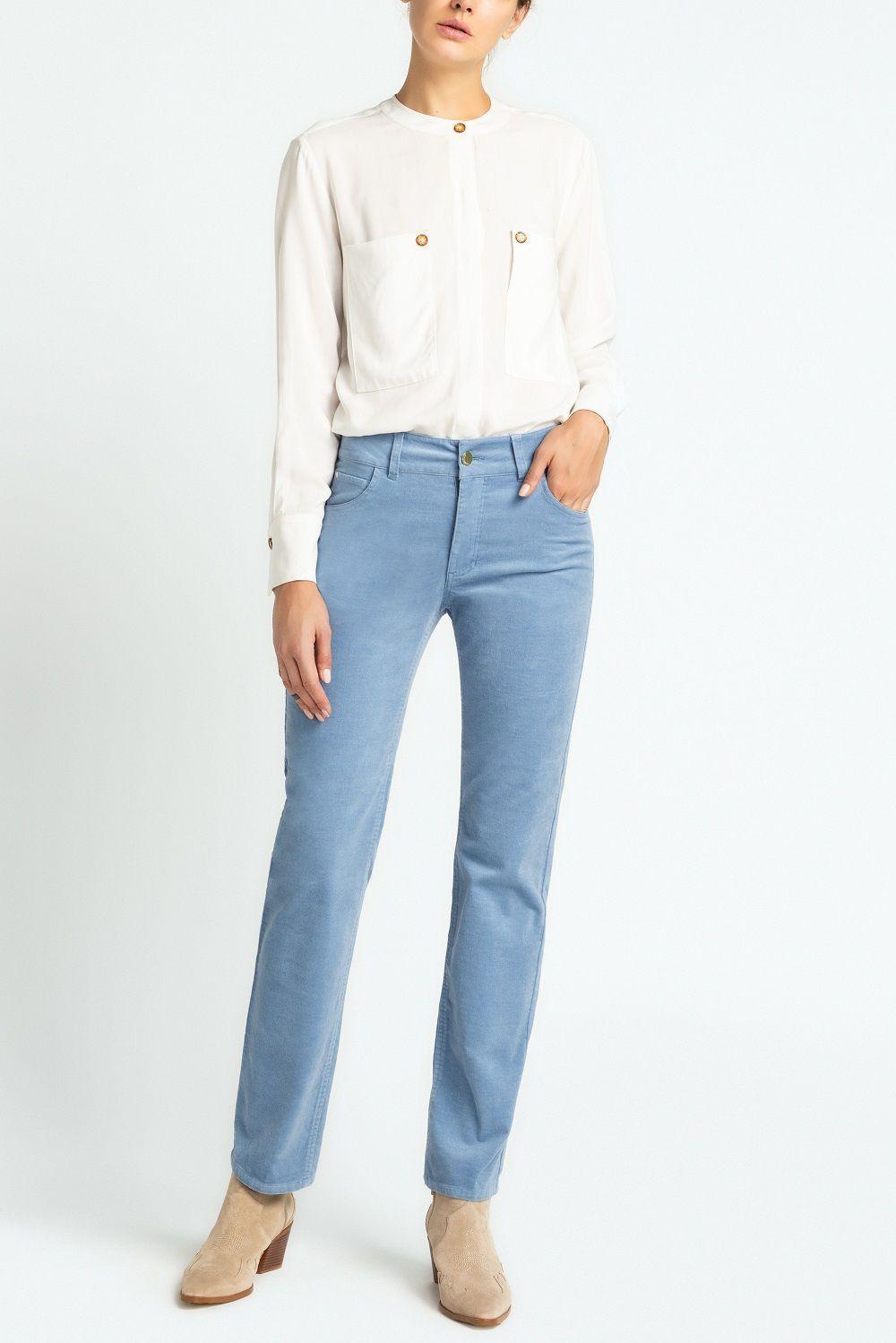 Pantalón Pinega Celeste -0