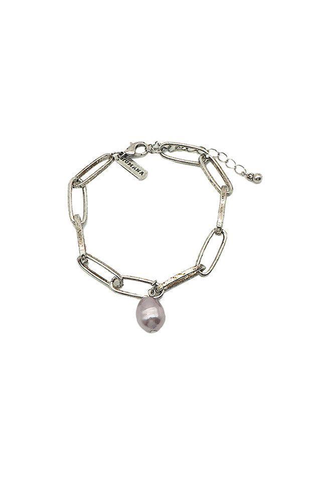 Pulsera Blanda Plateada Comber Eslabones Humana-0