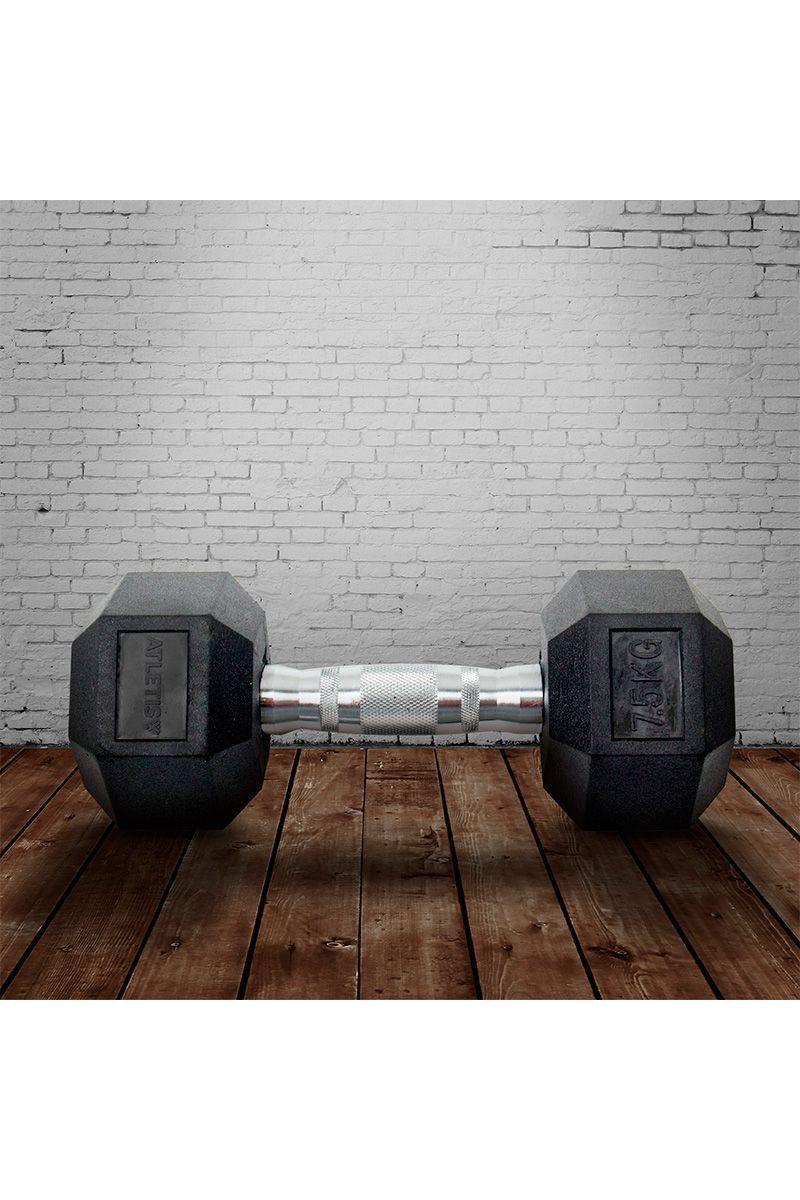 Mancuerna Hexagonal 7,5 Kg Negro-5