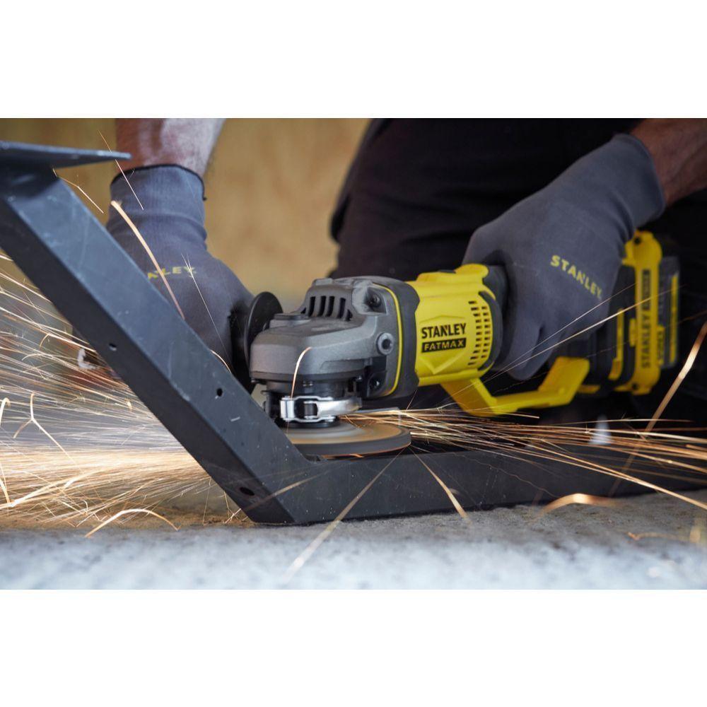 Esmeril Angular 4-1/2" Inalámbrico 20V  Scg400-B2  Stanley-4