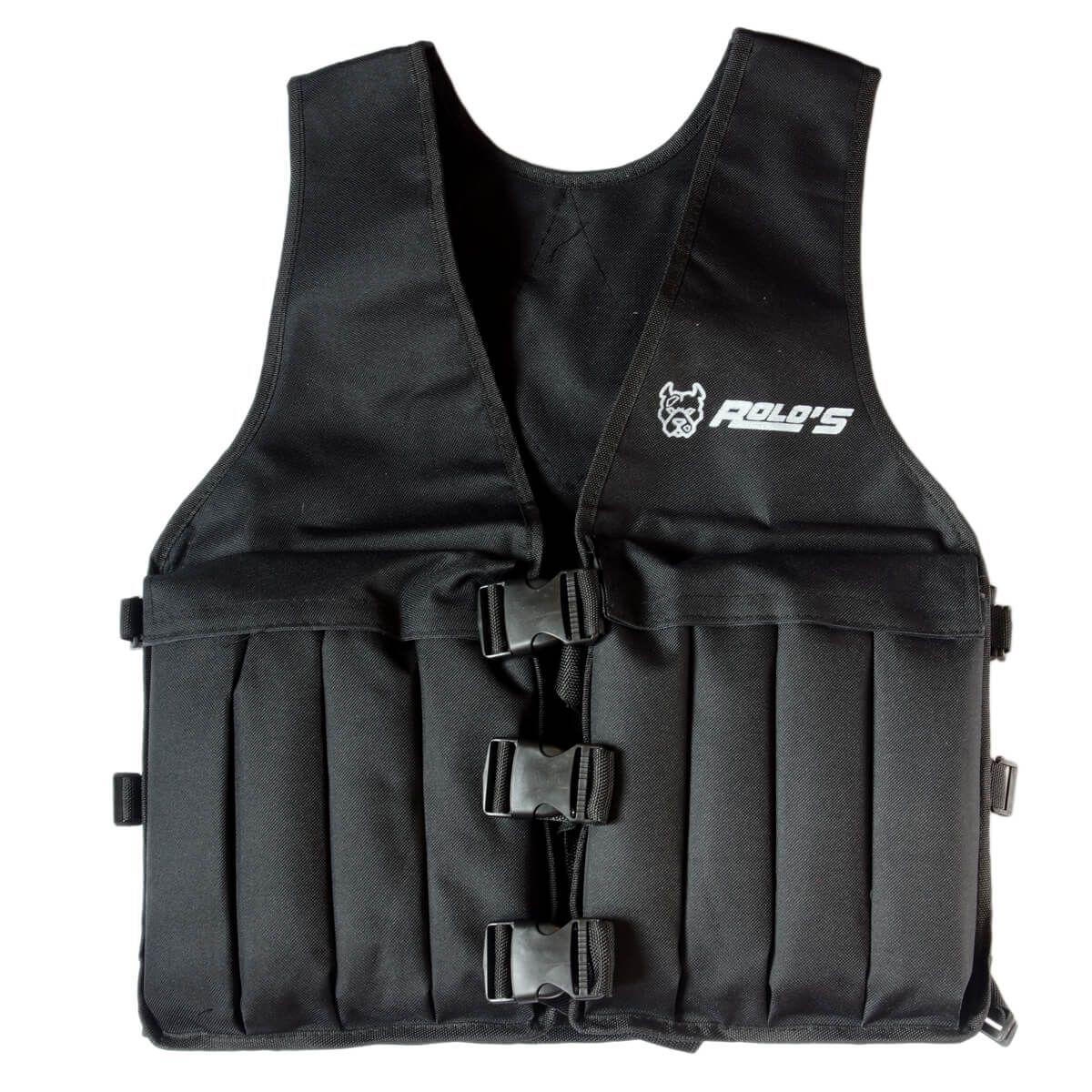 Chaleco con Peso 10 Kg Intercambiable Negro-0