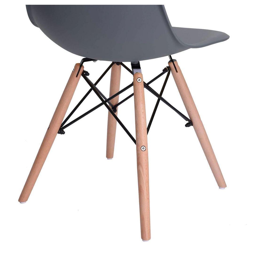 Pack 4 Sillas Estilo Eames Silver-5