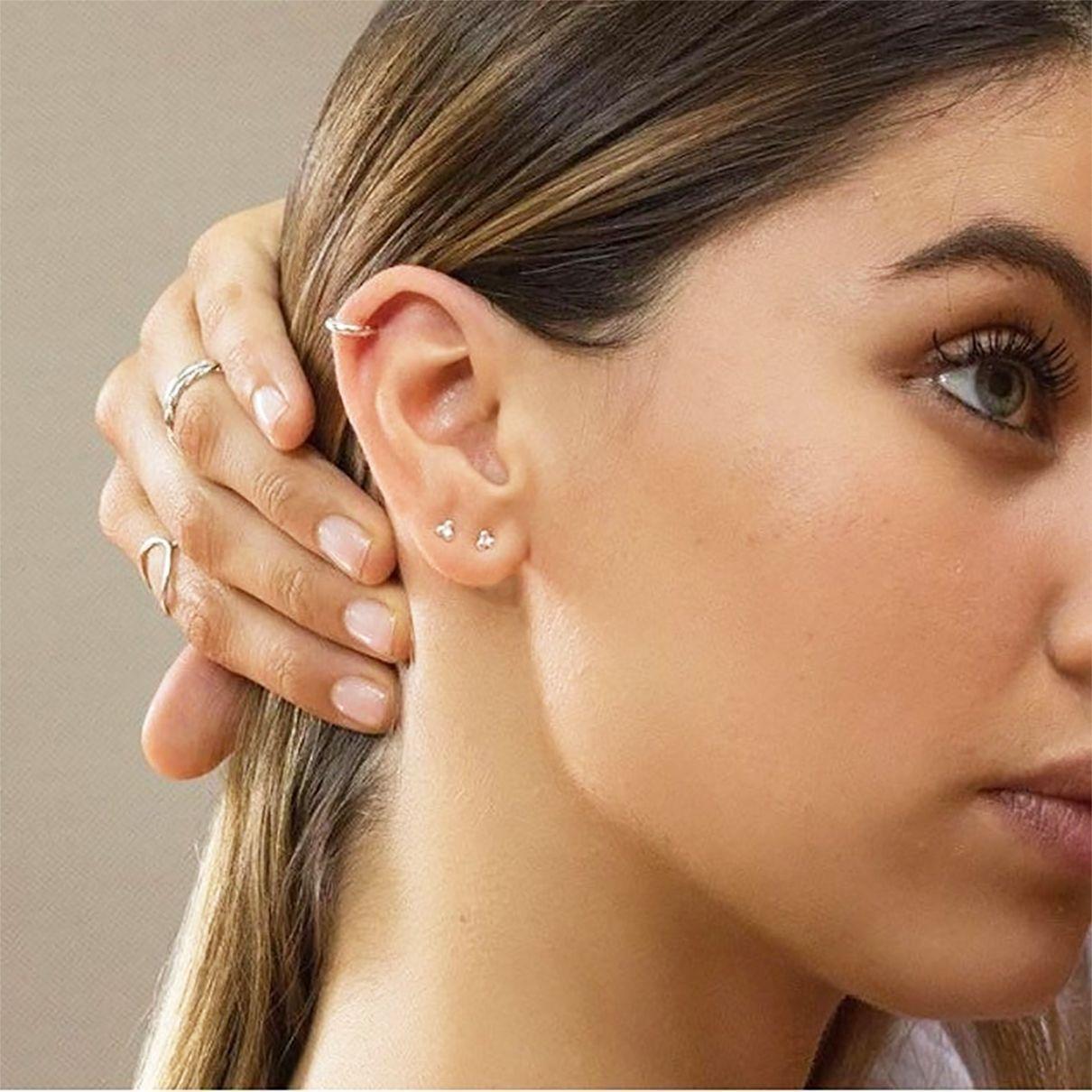 Aros Aritos Mini Sirios Plata 925 - MABELITA-2