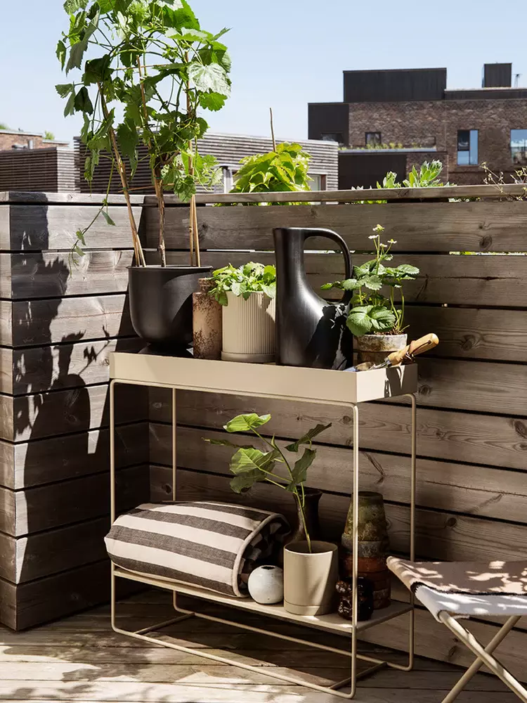 Plant Station 2 Niveles 80 | Metal Cashmere-3