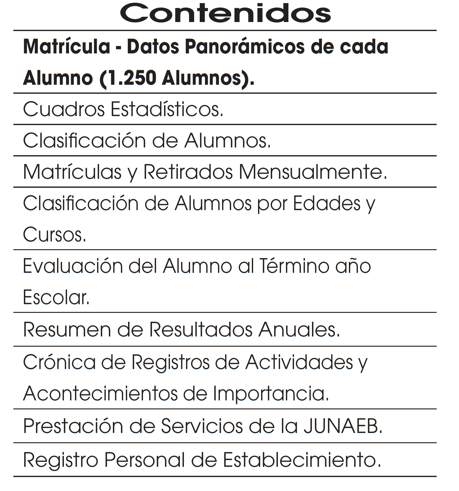 Libro Registro General De Matricula Bas/med (reg Escolar)-1
