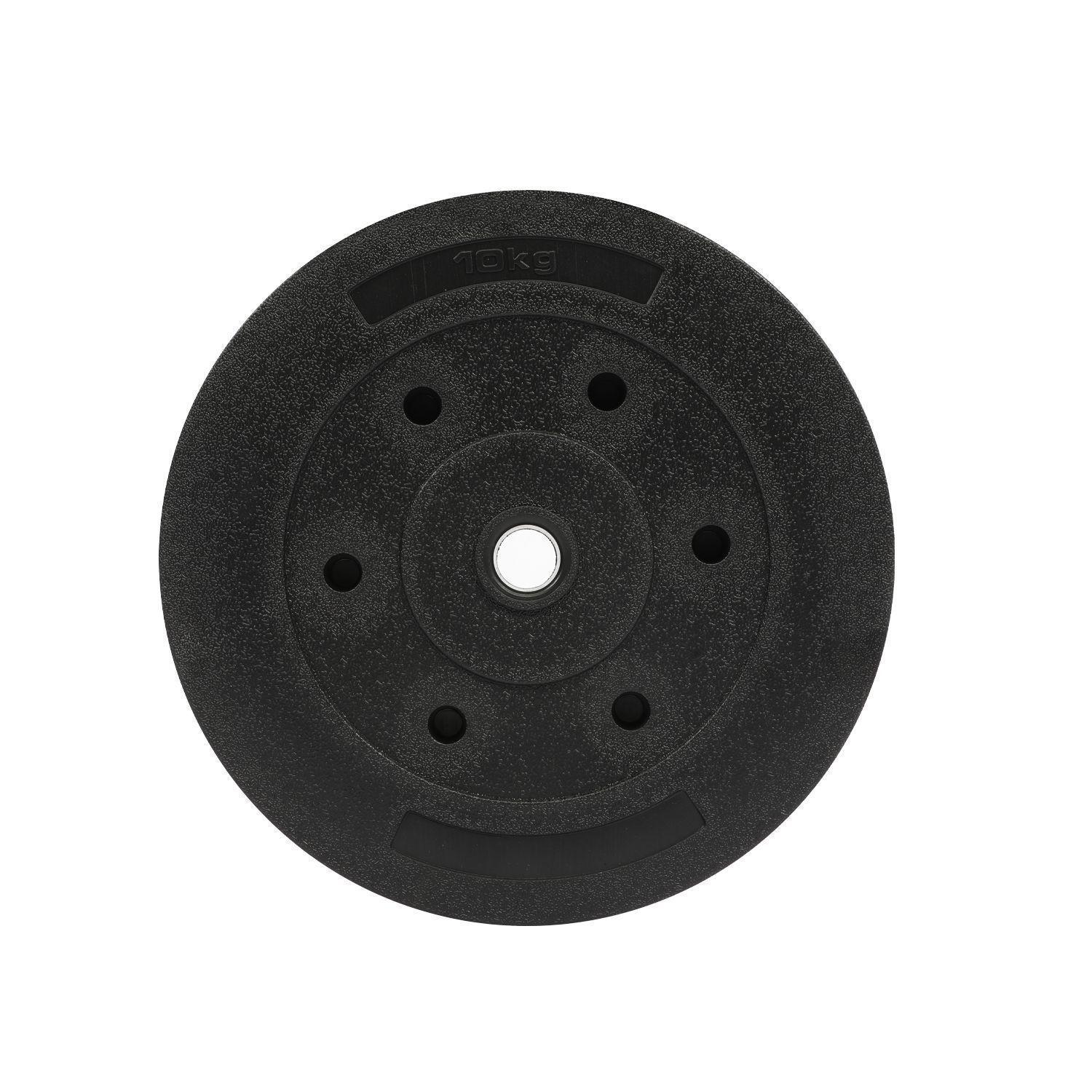 Disco de Cemento 10 Kg para Barra PVC Negro-0
