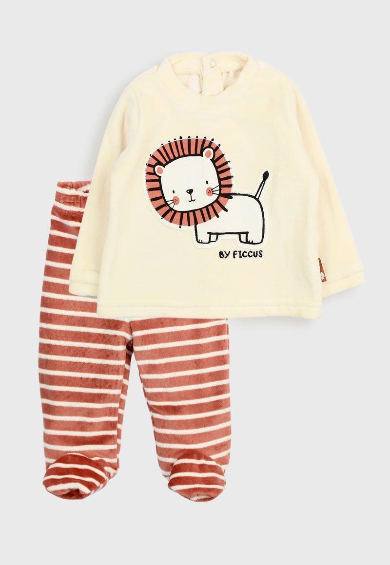 Conjunto newborn niño plush zoo 103-0