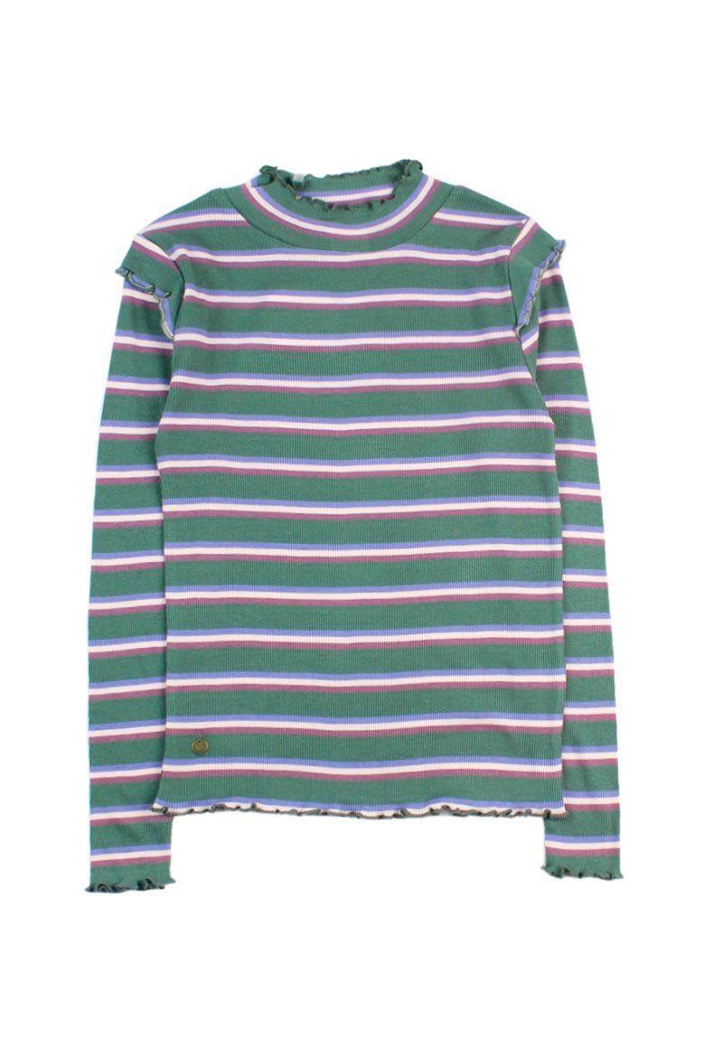 Polera jr niña listada outside 364-0