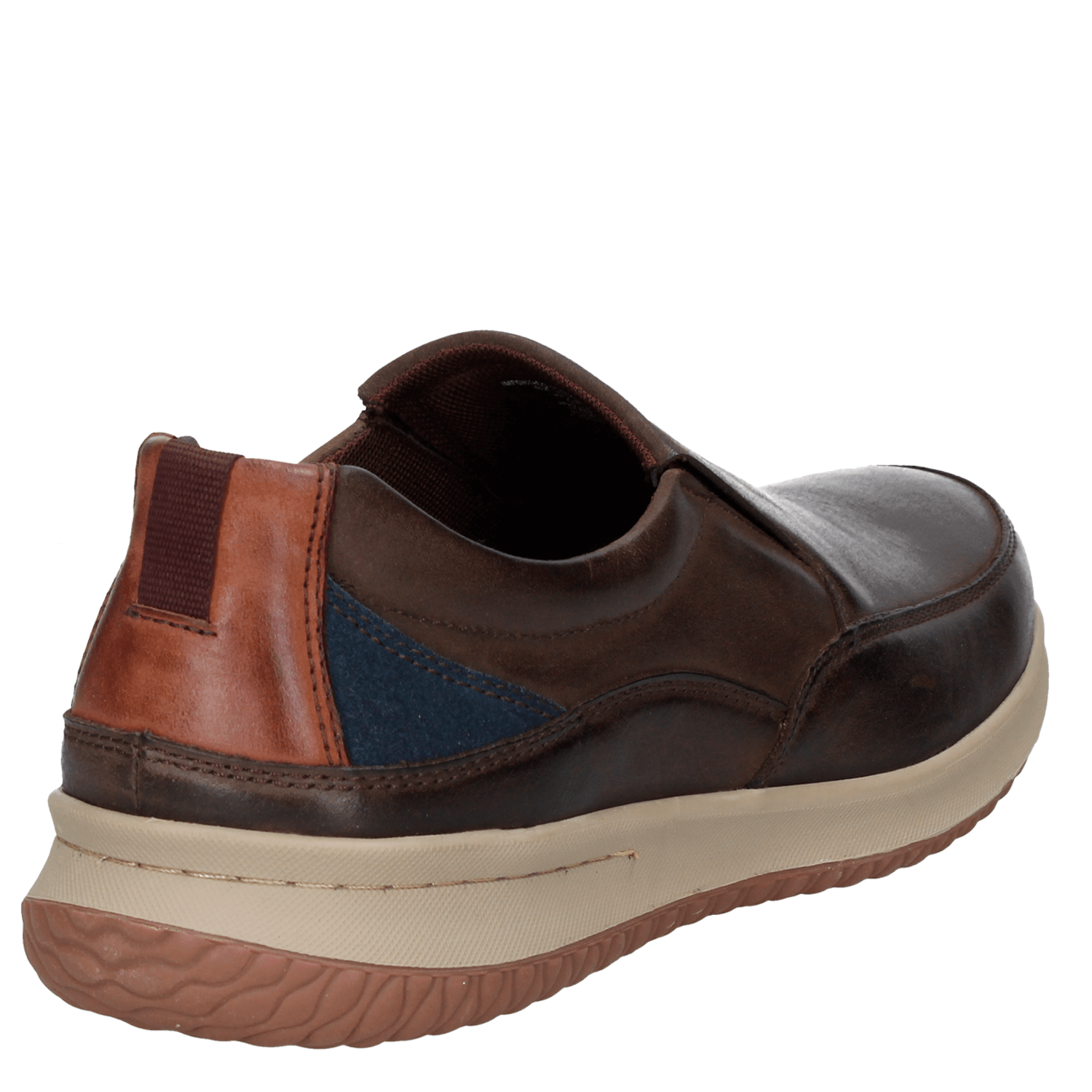 Zapato Casual Hombre Pluma - W777 Café oscuro-2
