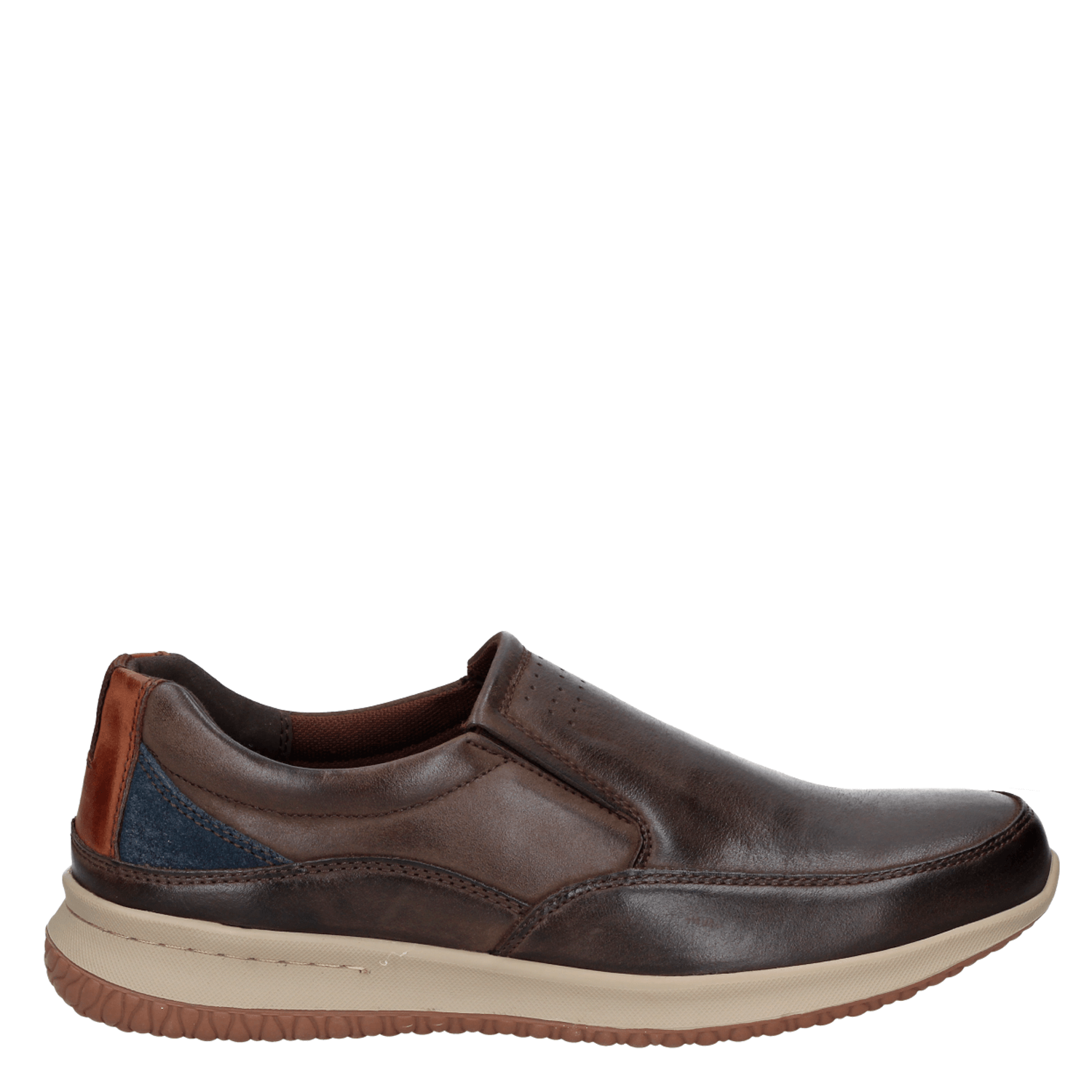 Zapato Casual Hombre Pluma - W777 Café oscuro-1