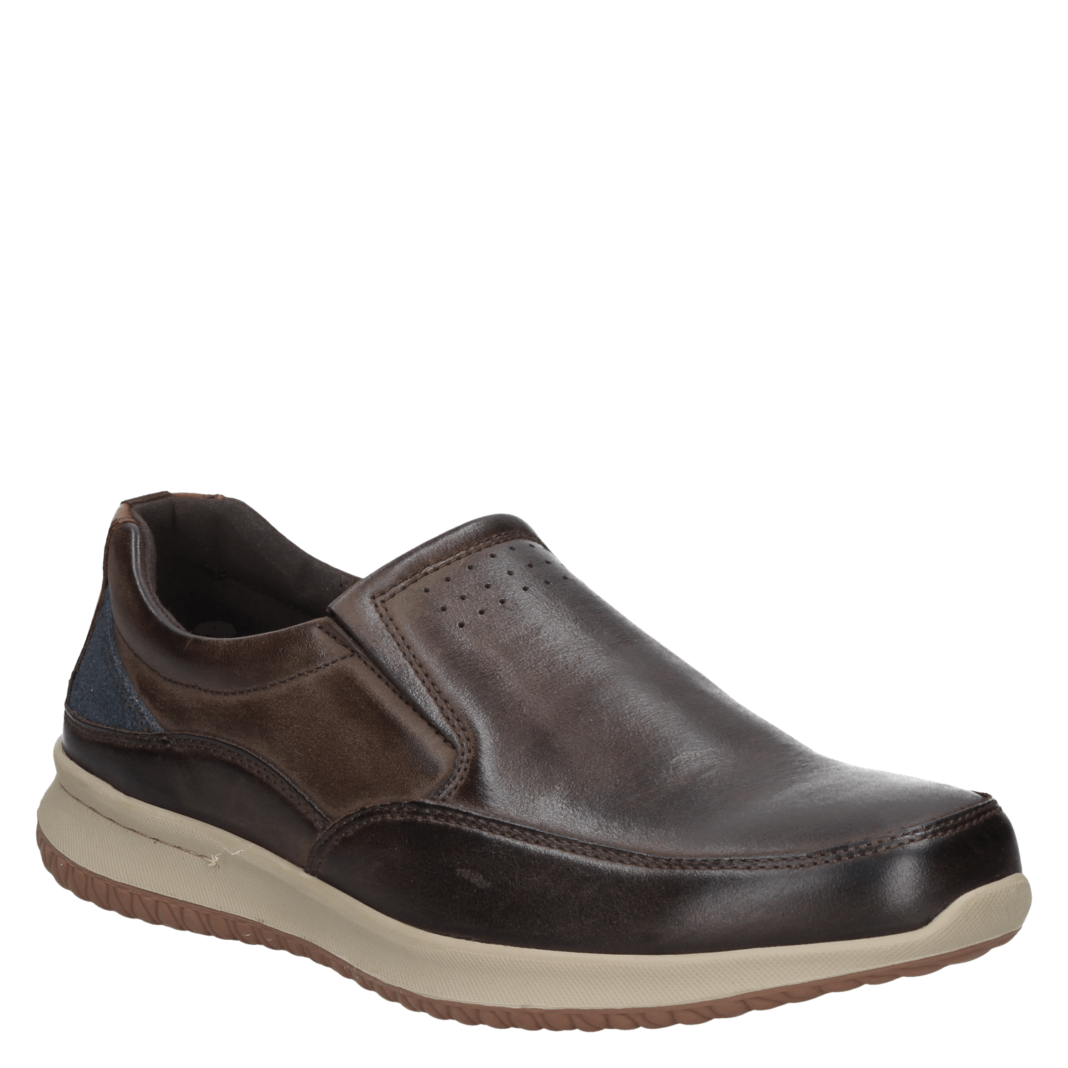 Zapato Casual Hombre Pluma - W777 Café oscuro-0