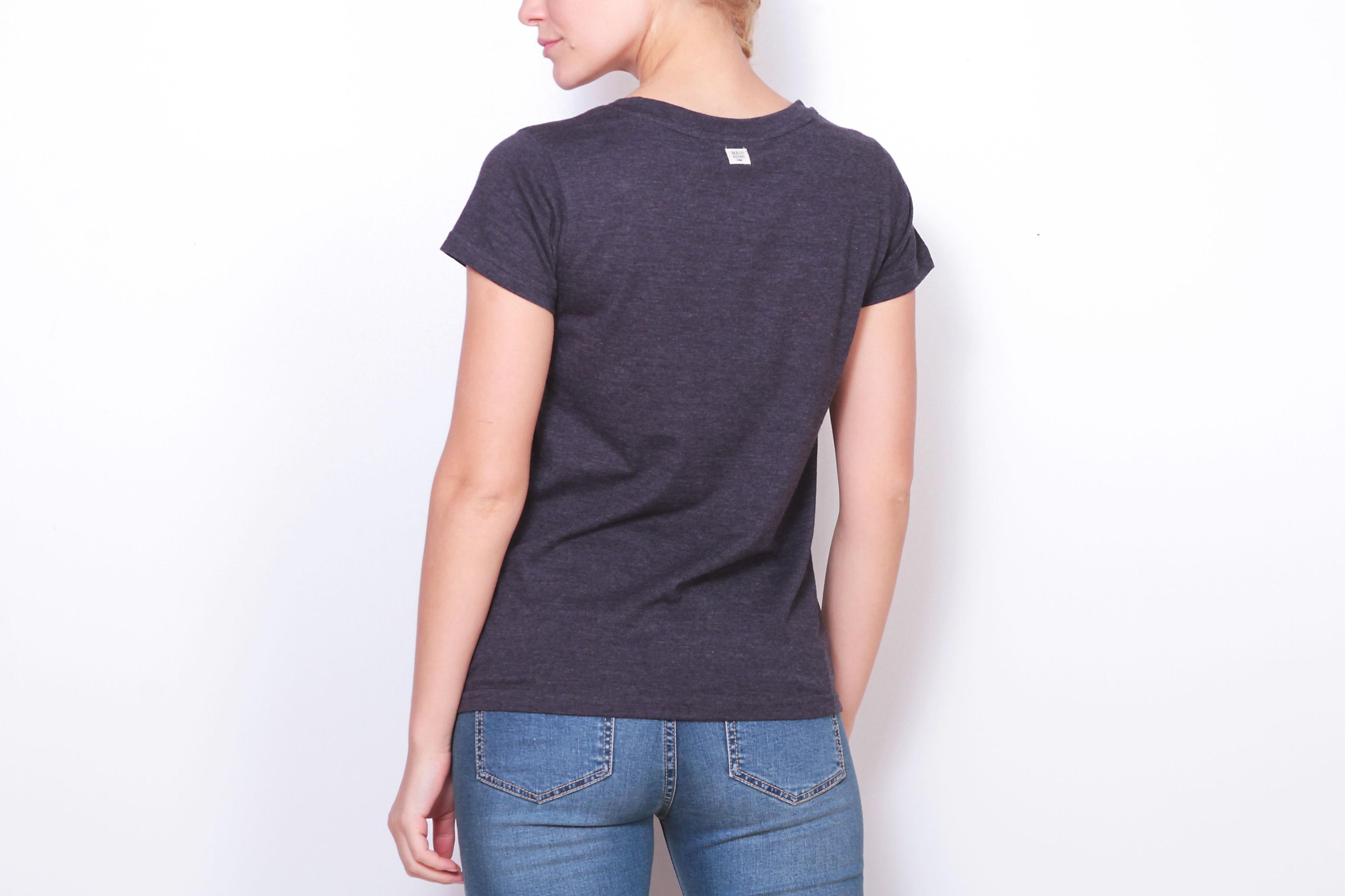 Polera M/C Mujer Negro Maui and Sons 5P244-WI19-1