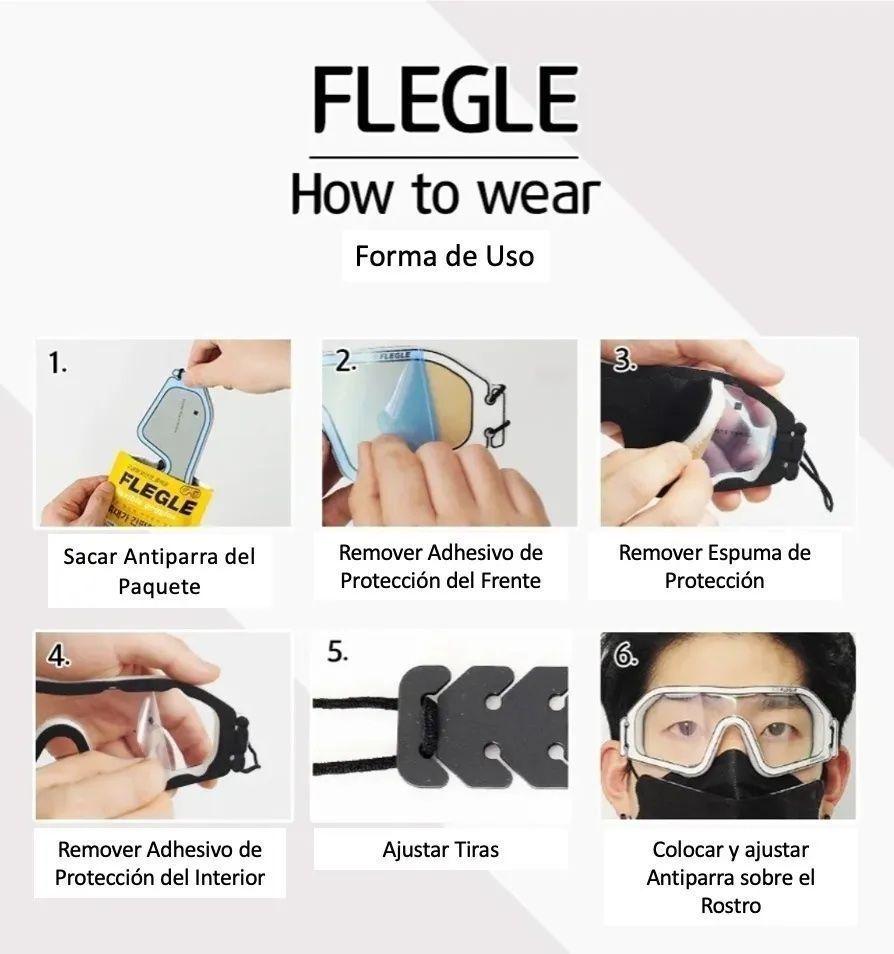 Antiparra Lente De Seguridad Escudo Facial Sellado Premium-3