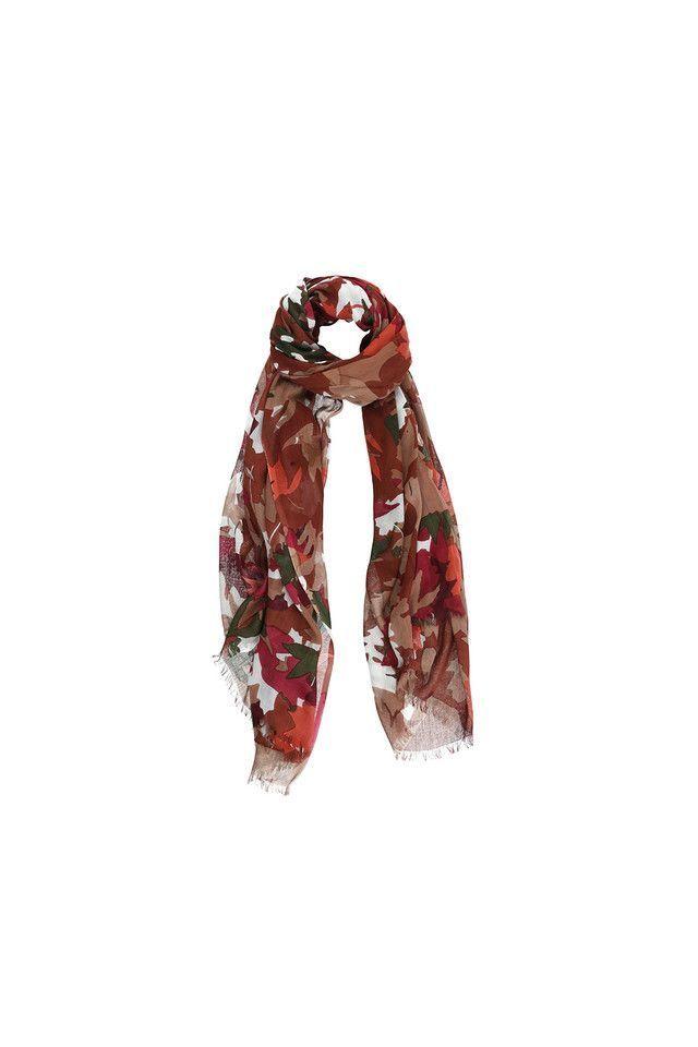 Pañuelo Estampado Floral Rojo Humana-2